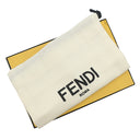 フェンディ FENDI 8AP161 グリーン レザー カードケース シルバー金具 フラグメントケース コインケース