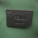 フェンディ FENDI 8AP161 グリーン レザー カードケース シルバー金具 フラグメントケース コインケース