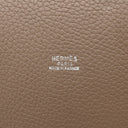 エルメス HERMES マンジョワール GM エトゥープ トリヨンクレマンス ハンドバッグ シルバー金具 グレージュ