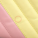 グッチ GUCCI GGマーモント チェーンショルダー 447632 グリーン レザー ショルダーバッグ シルバー金具 レインボー