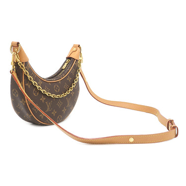 ルイヴィトン LOUIS VUITTON ループ M81098 モノグラム モノグラムキャンバス 2WAYバッグ ゴールド金具 茶 ハンドバッグ ショルダー