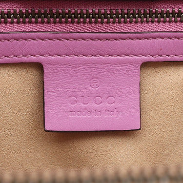 グッチ GUCCI GGマーモント トップハンドルバッグ 448054 CANDY MOUS レザー 2WAYバッグ ヴィンテージ金具 ハンドバッグ ショルダー トート