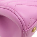 グッチ GUCCI GGマーモント トップハンドルバッグ 448054 CANDY MOUS レザー 2WAYバッグ ヴィンテージ金具 ハンドバッグ ショルダー トート