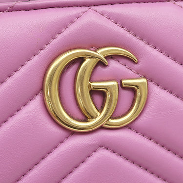 グッチ GUCCI GGマーモント トップハンドルバッグ 448054 CANDY MOUS レザー 2WAYバッグ ヴィンテージ金具 ハンドバッグ ショルダー トート