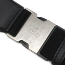 グッチ GUCCI シェリーライン ボディバッグ 630919 ブラック キャンバス ボディバッグ ヴィンテージ金具 ウエストバッグ ウェビングライン