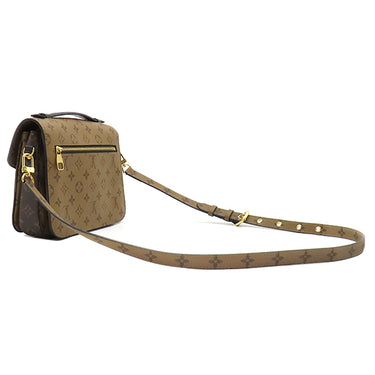 ルイヴィトン LOUIS VUITTON ポシェット メティス MM M44876 モノグラムリバース モノグラムキャンバス モノグラムリバースキャンバス 2WAYバッグ ゴールド金具 茶