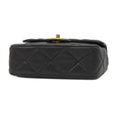 シャネル CHANEL マトラッセ20 チェーンショルダー ブラック ラムスキン ショルダーバッグ マットゴールド金具 黒 ココマーク