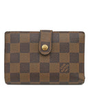ルイヴィトン LOUIS VUITTON ポルト モネ ビエ ヴィエノワ N61664 ダミエエベヌ ダミエキャンバス 二つ折り財布 ゴールド金具 コンパクトウォレット 茶
