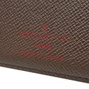 ルイヴィトン LOUIS VUITTON ポルト モネ ビエ ヴィエノワ N61664 ダミエエベヌ ダミエキャンバス 二つ折り財布 ゴールド金具 コンパクトウォレット 茶