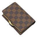 ルイヴィトン LOUIS VUITTON ポルト モネ ビエ ヴィエノワ N61664 ダミエエベヌ ダミエキャンバス 二つ折り財布 ゴールド金具 コンパクトウォレット 茶