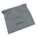 バレンシアガ BALENCIAGA ショッピング フォンホルダー 593826 ブラック レザー ショルダーバッグ シルバー金具 黒