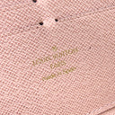 ルイヴィトン LOUIS VUITTON ポルトフォイユ クレマンス N61264 ダミエアズール ダミエアズールキャンバス 長財布 ゴールド金具 ピンク ラウンドジップ