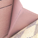 ルイヴィトン LOUIS VUITTON ポルトフォイユ クレマンス N61264 ダミエアズール ダミエアズールキャンバス 長財布 ゴールド金具 ピンク ラウンドジップ