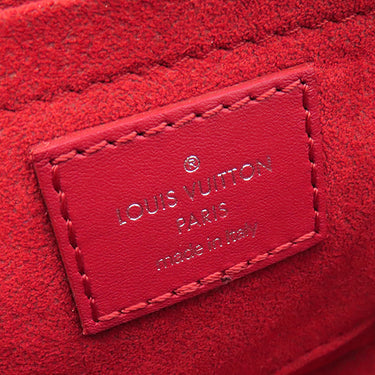 ルイヴィトン LOUIS VUITTON ニューウェーブ PM ラブロック エカルラート カーフ 2WAYバッグ シルバー金具 赤 チェーン ショルダー ハンドバッグ
