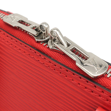 ルイヴィトン LOUIS VUITTON アルマBB M41160 コクリコ エピレザー 2WAYバッグ シルバー金具 赤 ハンドバッグ ショルダー 鍵・パドロック欠品