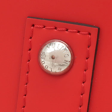 ルイヴィトン LOUIS VUITTON アルマBB M41160 コクリコ エピレザー 2WAYバッグ シルバー金具 赤 ハンドバッグ ショルダー 鍵・パドロック欠品