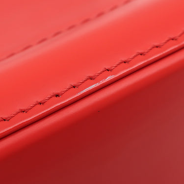 ルイヴィトン LOUIS VUITTON アルマBB M41160 コクリコ エピレザー 2WAYバッグ シルバー金具 赤 ハンドバッグ ショルダー 鍵・パドロック欠品