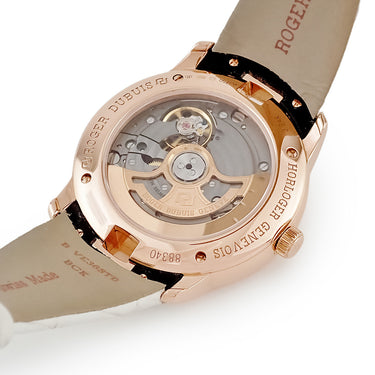 腕時計 ロジェデュブイ ROGER DUBUIS ベルベット 36 オートマティック DBVE0069 自動巻き メンズ K18PG無垢 純正ダイヤ ローマン 白