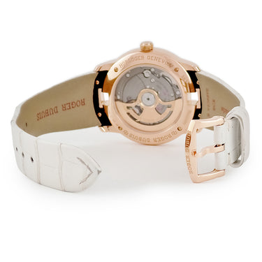 腕時計 ロジェデュブイ ROGER DUBUIS ベルベット 36 オートマティック DBVE0069 自動巻き メンズ K18PG無垢 純正ダイヤ ローマン 白