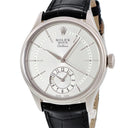 腕時計 ロレックス ROLEX チェリーニ デュアルタイム 50529 ランダム番 自動巻き メンズ ランダム番 K18WG無垢 バー GMT ドレスウォッチ