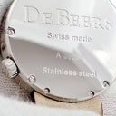 腕時計 デビアス DE BEERS タリスマン サンタイム WADT03Z00SR1 クオーツ レディース 純正ダイヤ パヴェ シルバー