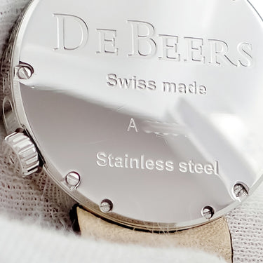 腕時計 デビアス DE BEERS タリスマン サンタイム WADT03Z00SR1 クオーツ レディース 純正ダイヤ パヴェ シルバー