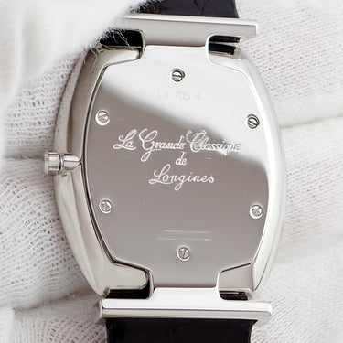 腕時計 ロンジン LONGINES ラ グラン クラシック ドゥ ロンジン L4.705.4.11.2 クオーツ メンズ ホワイト ローマン トノー 薄型