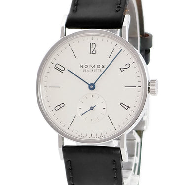 腕時計 ノモス NOMOS タンジェント 139 TN1A1W2 手巻き メンズ スモールセコンド 青針 アラビア バー シースルーバック
