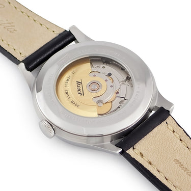 腕時計 ティソ TISSOT ヘリテージ ヴィソデイト T019.430.16.051.01 自動巻き メンズ ブラック 黒 デイデイト バー