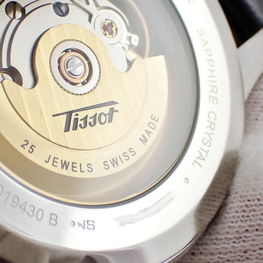 腕時計 ティソ TISSOT ヘリテージ ヴィソデイト T019.430.16.051.01 自動巻き メンズ ブラック 黒 デイデイト バー