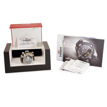腕時計 ティソ TISSOT ヘリテージ ヴィソデイト T019.430.16.051.01 自動巻き メンズ ブラック 黒 デイデイト バー