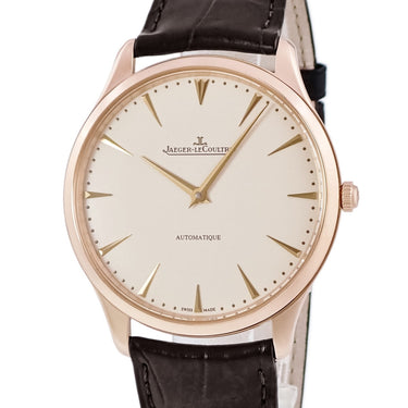 腕時計 ジャガールクルト JAEGER LECOULTRE マスター ウルトラスリム 41 Q1332511 170.2.37 自動巻き メンズ K18PG無垢 ピンクゴールド 超薄型