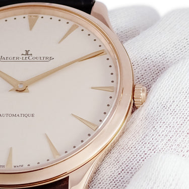 腕時計 ジャガールクルト JAEGER LECOULTRE マスター ウルトラスリム 41 Q1332511 170.2.37 自動巻き メンズ K18PG無垢 ピンクゴールド 超薄型