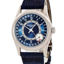 腕時計 パテックフィリップ PATEK PHILIPPE カラトラバ 6000G-012 自動巻き メンズ OH済 K18WG無垢 青 ポインターデイト マイクロローター