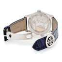 腕時計 パテックフィリップ PATEK PHILIPPE カラトラバ 6000G-012 自動巻き メンズ OH済 K18WG無垢 青 ポインターデイト マイクロローター