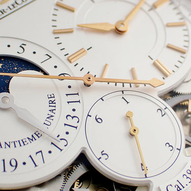 腕時計 ジャガールクルト JAEGER LECOULTRE デュオメトル カンティエーム ルネール Q6043420 602.3.24.S 手巻き メンズ K18WG無垢 デイト