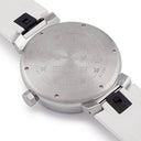 腕時計 ルイヴィトン LOUIS VUITTON タンブール GM モノグラム ホワイト QA114Z クオーツ メンズ アラビア バー ラウンド