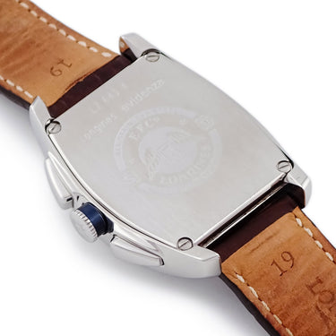 腕時計 ロンジン LONGINES エヴィデンツァ L2.643.4.73.2 自動巻き メンズ クロノグラフ デイト ギョウシェ 青針 トノー