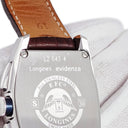 腕時計 ロンジン LONGINES エヴィデンツァ L2.643.4.73.2 自動巻き メンズ クロノグラフ デイト ギョウシェ 青針 トノー
