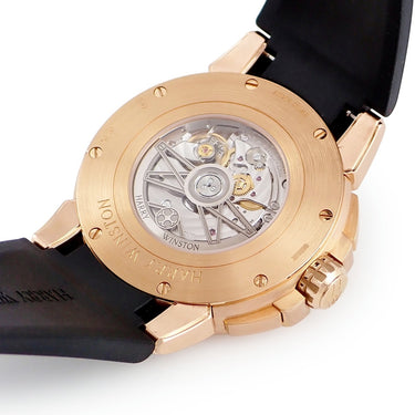 腕時計 ハリーウィンストン Harry Winston オーシャン デュアルタイム オートマティック 44mm OCEATZ44RR011 自動巻き メンズ K18RG無垢