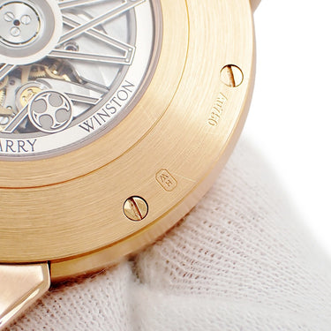 腕時計 ハリーウィンストン Harry Winston オーシャン デュアルタイム オートマティック 44mm OCEATZ44RR011 自動巻き メンズ K18RG無垢