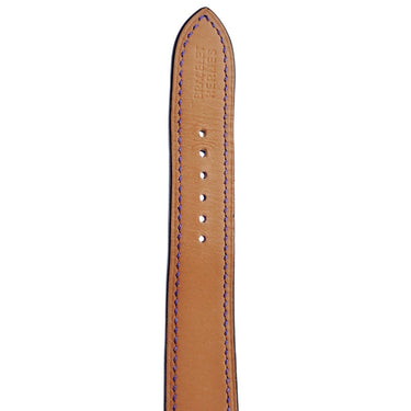 腕時計 エルメス HERMES アルソー 36mm AR5.510 クオーツ メンズ レディース ホワイト 白 青針 アラビア