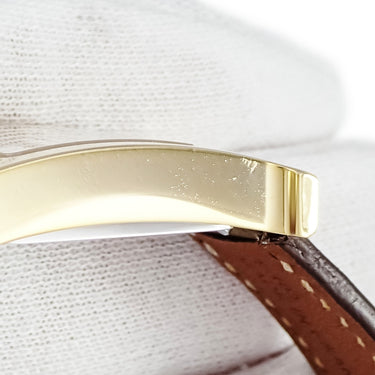 腕時計 エルメス HERMES Hウォッチ PM HH1.202 055424WW00 クオーツ レディース 純正ダイヤ ホワイト シェル H型 スクエア