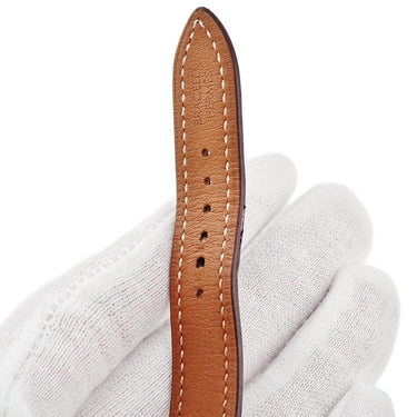 腕時計 エルメス HERMES Hウォッチ PM HH1.202 055424WW00 クオーツ レディース 純正ダイヤ ホワイト シェル H型 スクエア