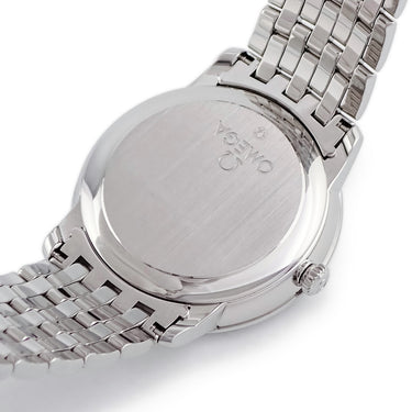 腕時計 オメガ OMEGA デ ヴィル プレステージ コーアクシャル 424.10.37.20.02.001 自動巻き メンズ シルバー デイト