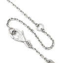 ヴァンクリーフアーペル Van Cleef & Arpels ヴィンテージ アルハンブラ VCARD34900 ブルー×ホワイトゴールド K18WG カルセドニー ネックレス 青 Au750 18K カルセドニー