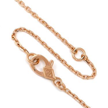 ヴァンクリーフアーペル Van Cleef & Arpels ヴィンテージ アルハンブラ ブラックXローズゴールド K18PG オニキス ダイヤモンド ネックレス PG 750 18K 2016年ホリデー オニキス ダイヤ