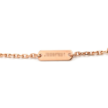ヴァンクリーフアーペル Van Cleef & Arpels ヴィンテージ アルハンブラ ブラックXローズゴールド K18PG オニキス ダイヤモンド ネックレス PG 750 18K 2016年ホリデー オニキス ダイヤ