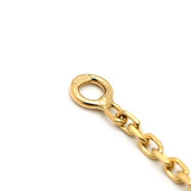 ヴァンクリーフアーペル Van Cleef & Arpels ヴィンテージ アルハンブラ ペンダント ブラック×イエローゴールド K18YG オニキス ネックレス Au750 18K 黒 オニキス 旧型