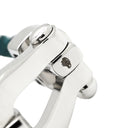 フレッド FRED フォース10 MM OB0075/6B1180 リヴィエラブルー×ホワイトゴールド K18WG ステンレスケーブル メタル(コードエンド) #14 ブレスレット ミディアムモデル K18 WG 750